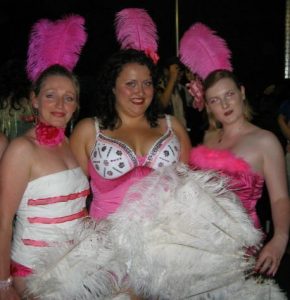 fan dance hen party Glasgow